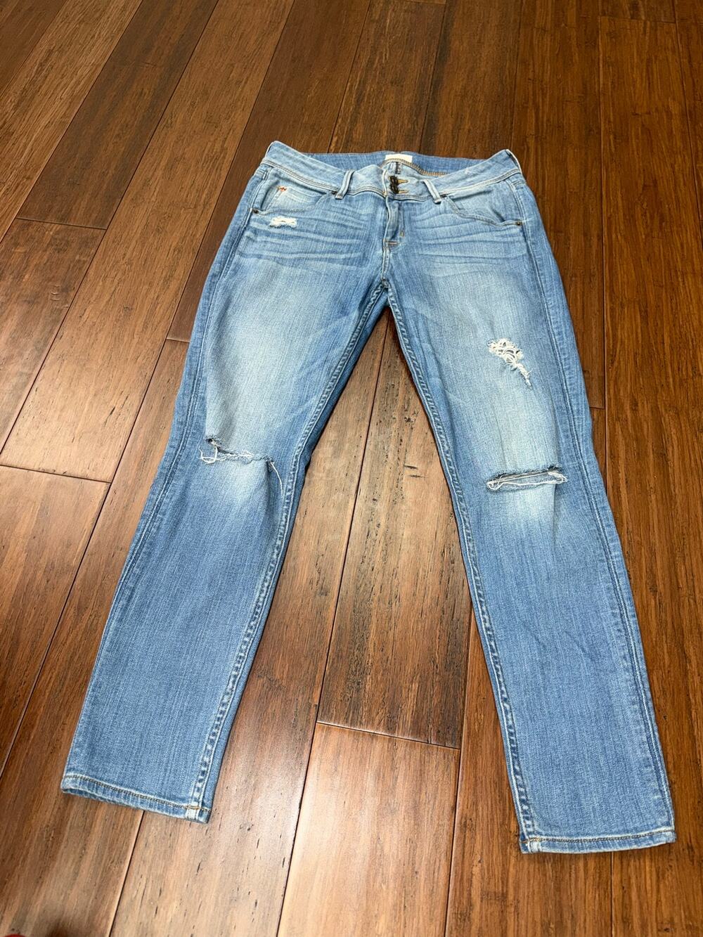 Hudson Collin Skinny straight jeans size 28 Flap picket